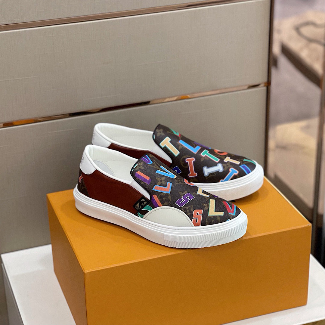 LV Louis Vuitton Men's 2021 NEW ARRIVALS OLLIE Sneakers Shoe