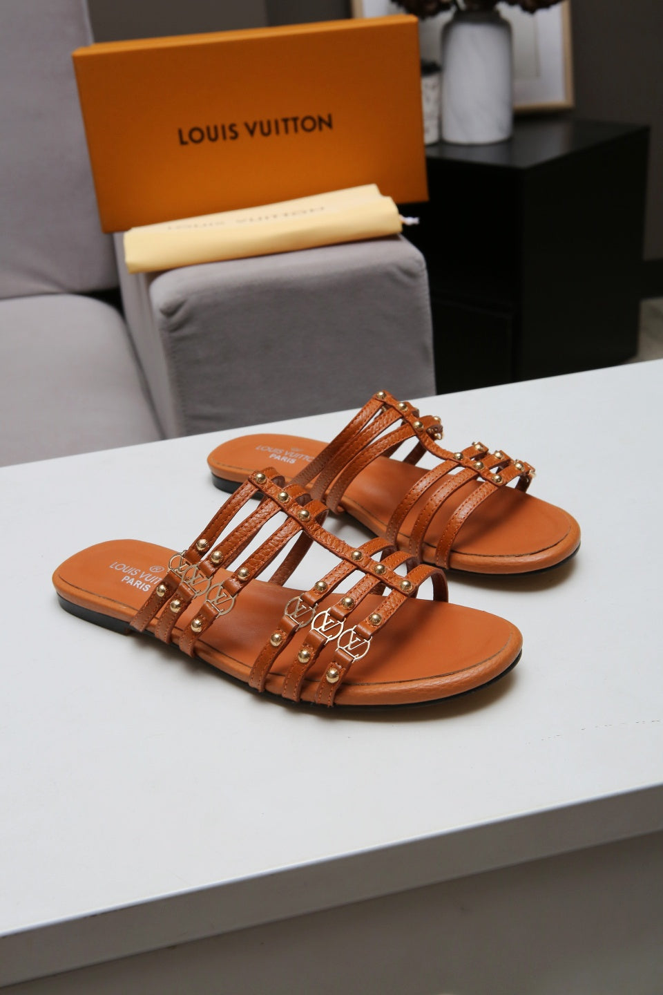 LV Louis Vuitton 2021 NEW ARRIVALS Women's ROMA Sandals Shoes