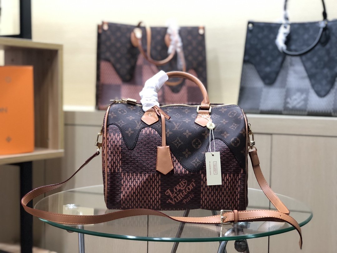 LV Louis Vuitton X NIGO MONOGRAM CANVAS SPEEDY