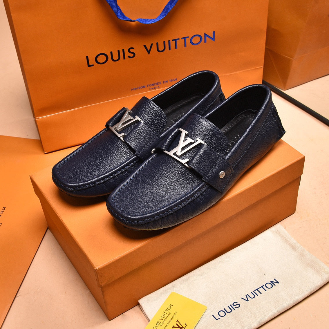 LV Louis Vuitton Men's 2021 NEW ARRIVALS MONTE CARLO Loafers
