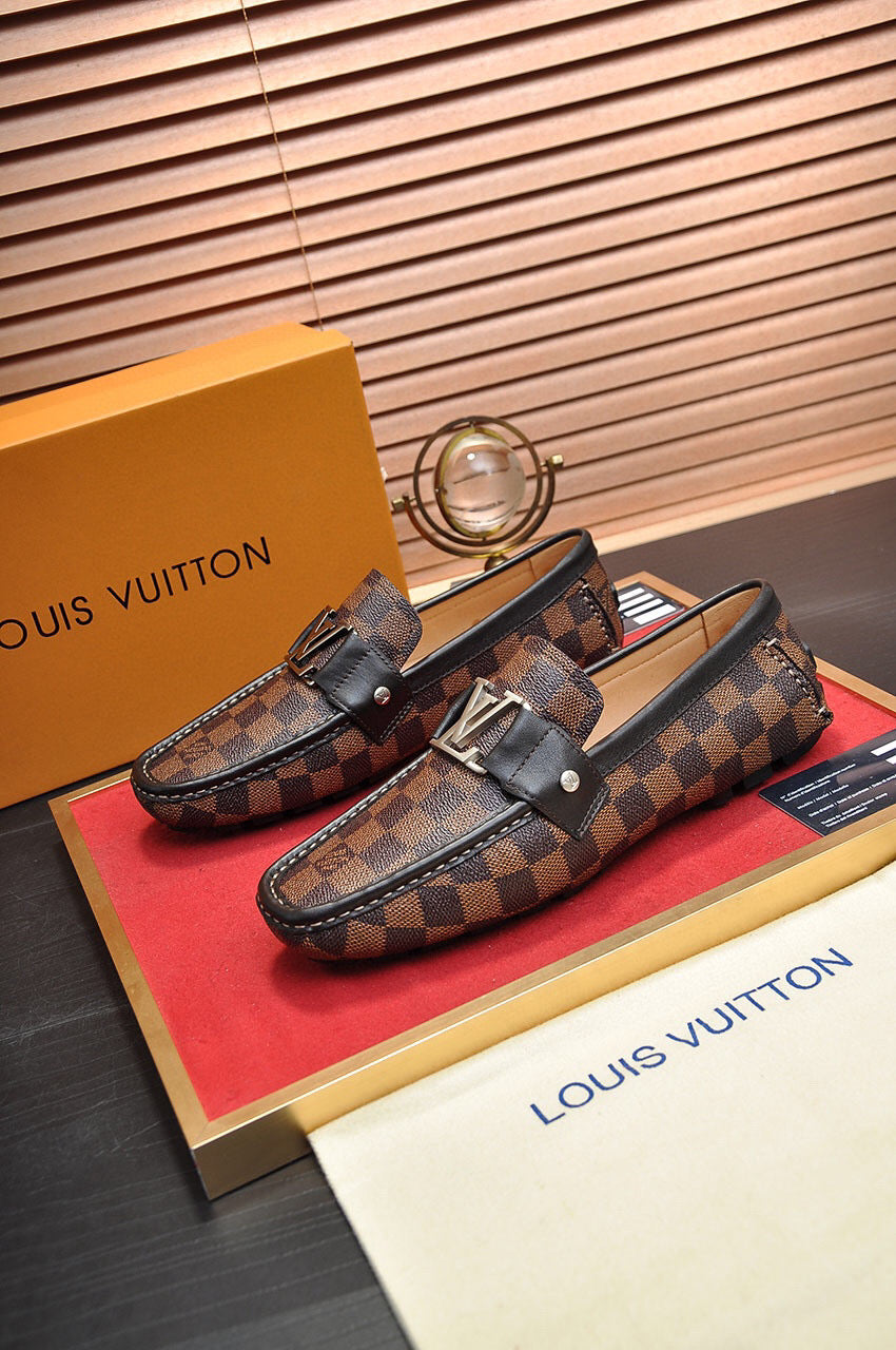 LV Louis Vuitton Men's 2021 NEW ARRIVALS MONTE CARLO Loafers Shoes