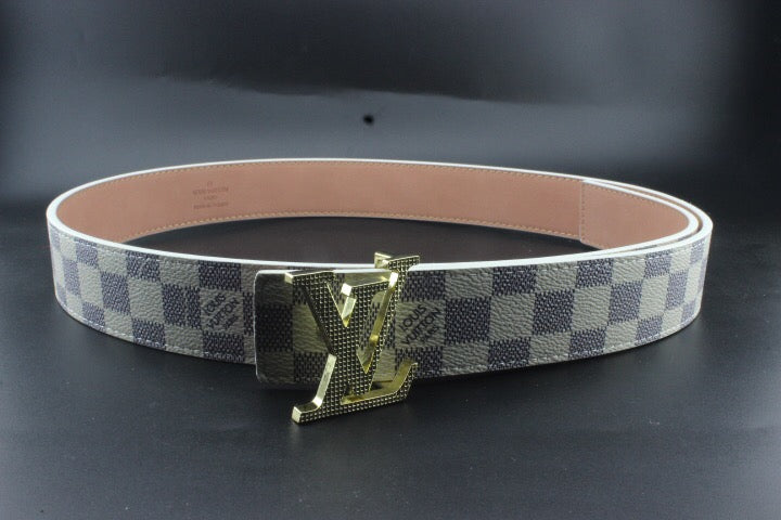 LV Louis Vuitton Monogram Canvas Initiales 40mm Reversible Belt