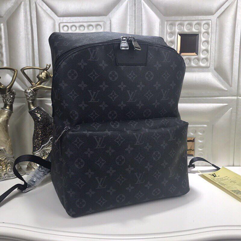 LV Louis Vuitton MONOGRAM Eclipse CANVAS DISCOVERY APOLLO BACKPACK BAG