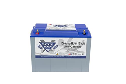Lightweight 12V 100Ah LiFePO4 Lithium Battery - MANLY