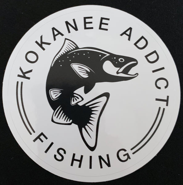 Kokanee Addict Fishing Sticker - Color - Free Shipping