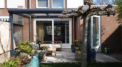 Veranda met polycarbonaatdak