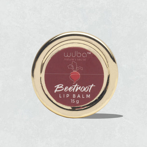 natural beetroot lip balm