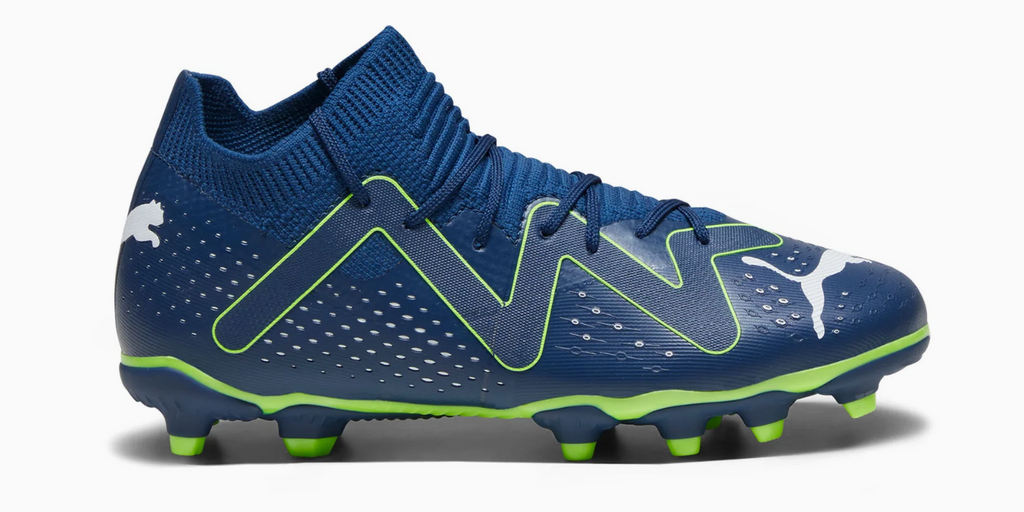 Puma Future football boots in navy and neon green