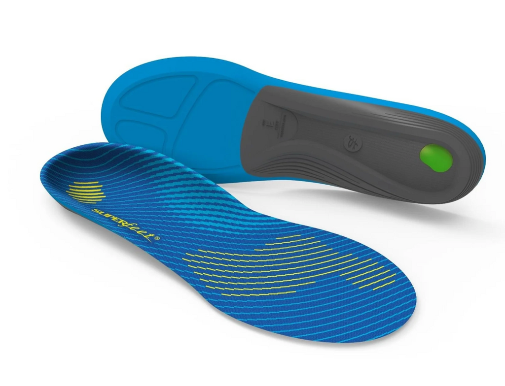 blue running insoles