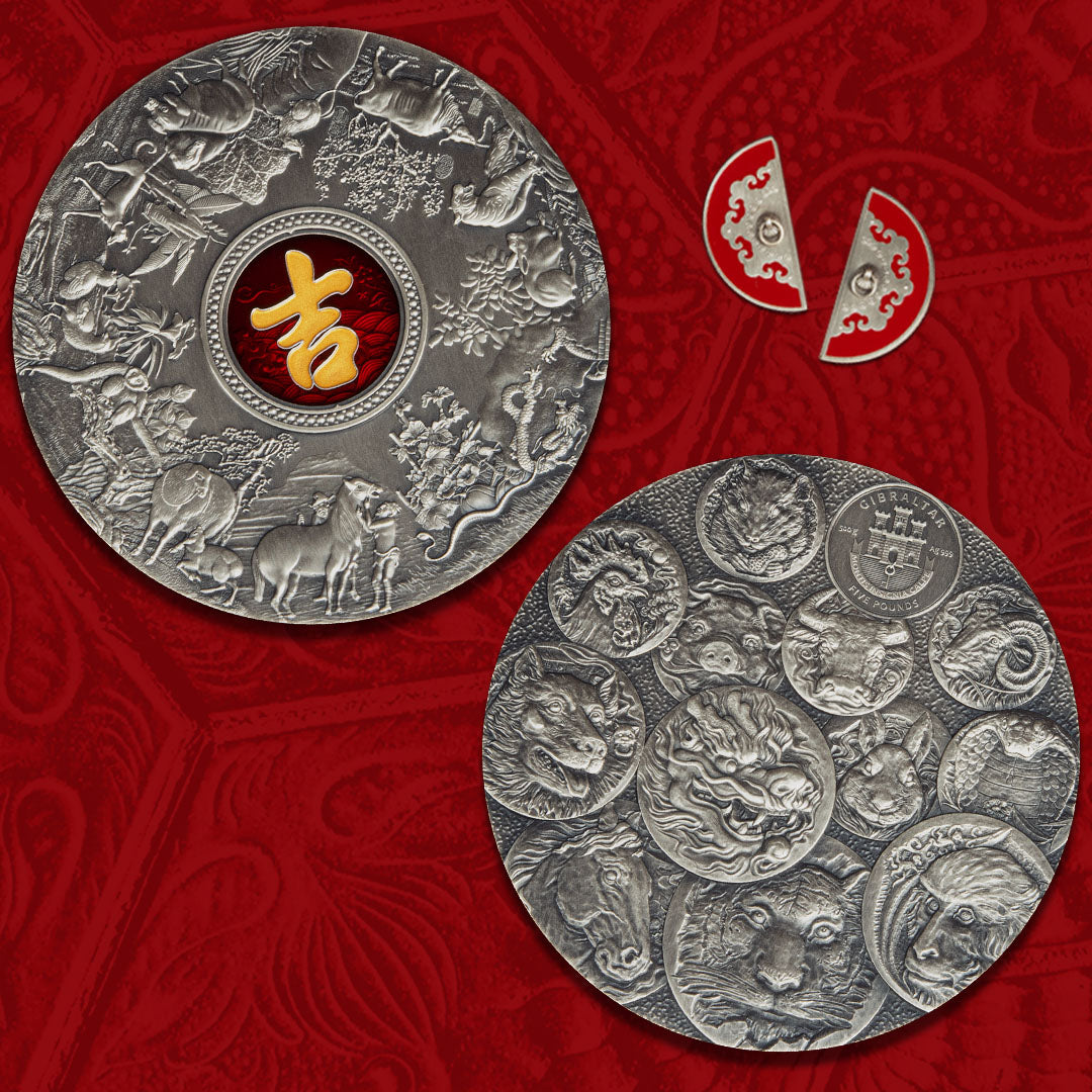 2024 Year of the Dragon Lucky Eight Silver Coin