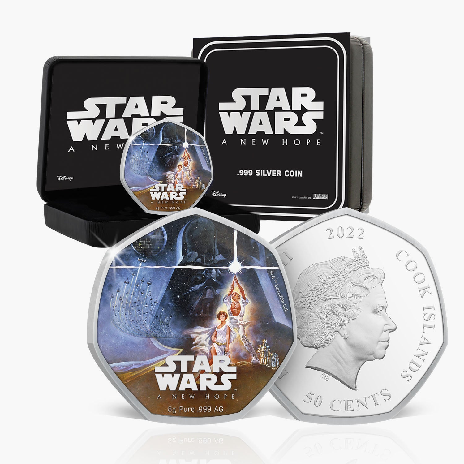 The Star Wars 40th Anniversary Return of the Jedi Solid Silver Coin