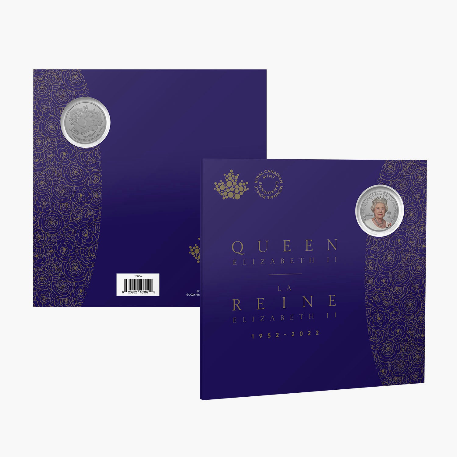A Portrait of Queen Elizabeth II 2022 Fine Silver Coin