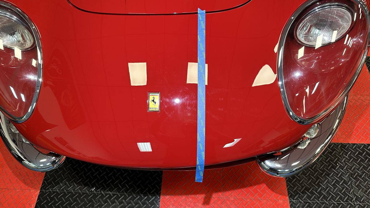 Swirls in Ferrari paint ScanGrip Multimatch R Detailing Light Mike Phillips AutoForge.net