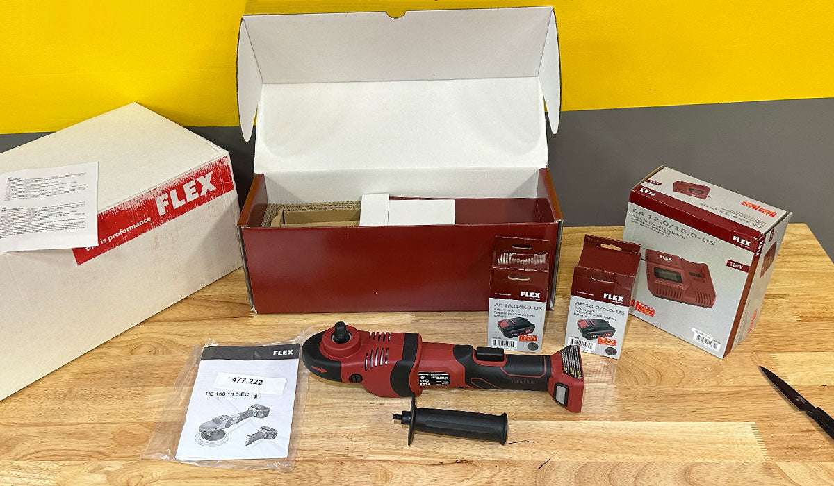 FLEX PE-150 Cordless Rotary Polisher Mike Phillips AutoForge.net