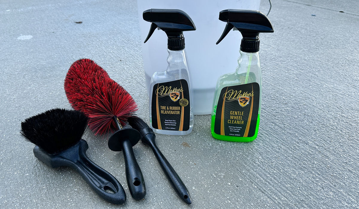 Best safest wheel brushes tire brushes color changing iron removers review Mike Phillips AutoForge.net