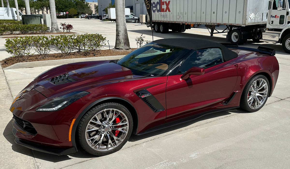 2016 Corvette ZO6 with McKee's 37 Carbon Ceramic Graphene ProCoat 2.0