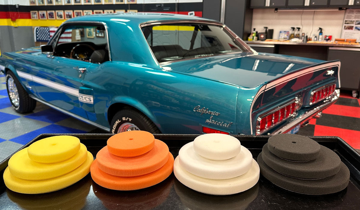 McKee's 37 Redline Foam Buffing Pads recommended by Mike Phillips AutoForge.net 