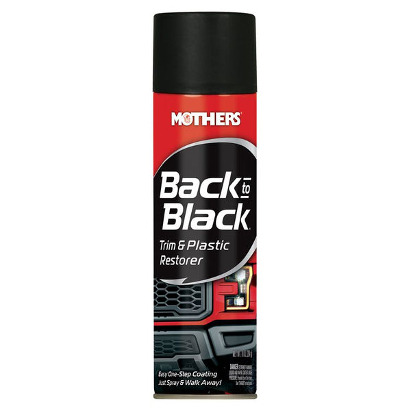 MOTHERS BACK TO BLACK TRIM & PLASTIC RESTORER 12 OZ (355ML)