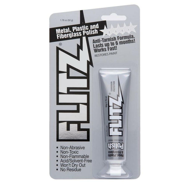 Flitz LQ 4535 Green Metal Plastic and Fiberglass Polish Liquid