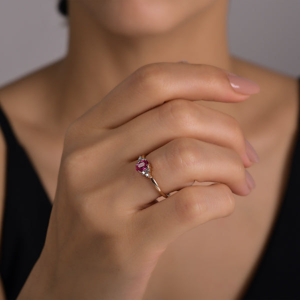 Ruby Diamond Ring