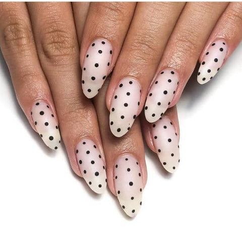 polka dot nails: something a little different for your birthday nails