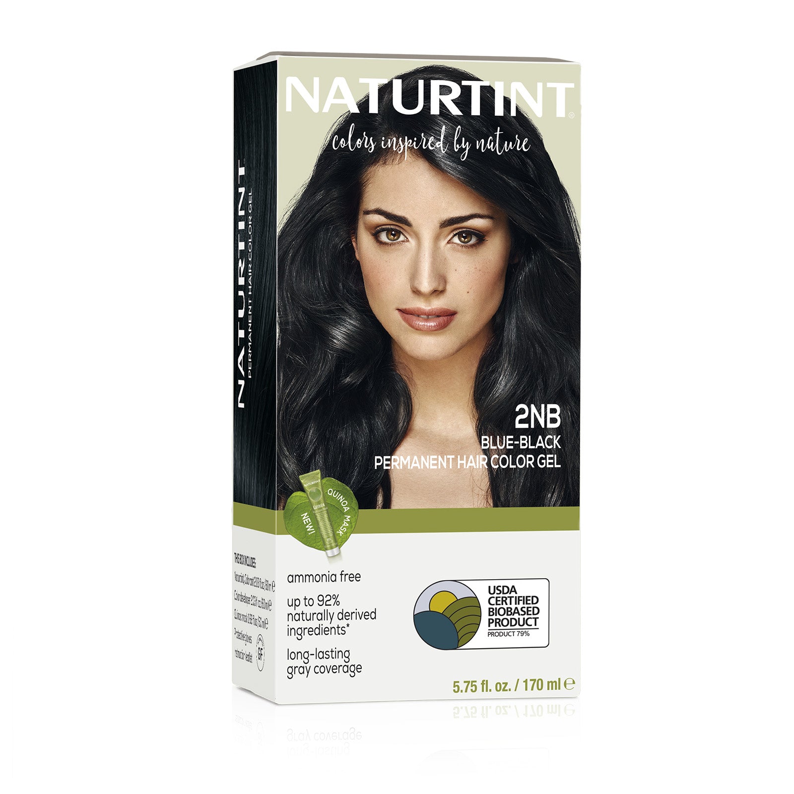 Naturtint Permanent Hair Color 2N Brown Black (Packaging may vary