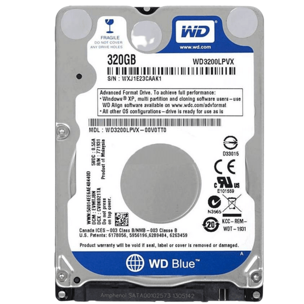 wd 320 gb hdd