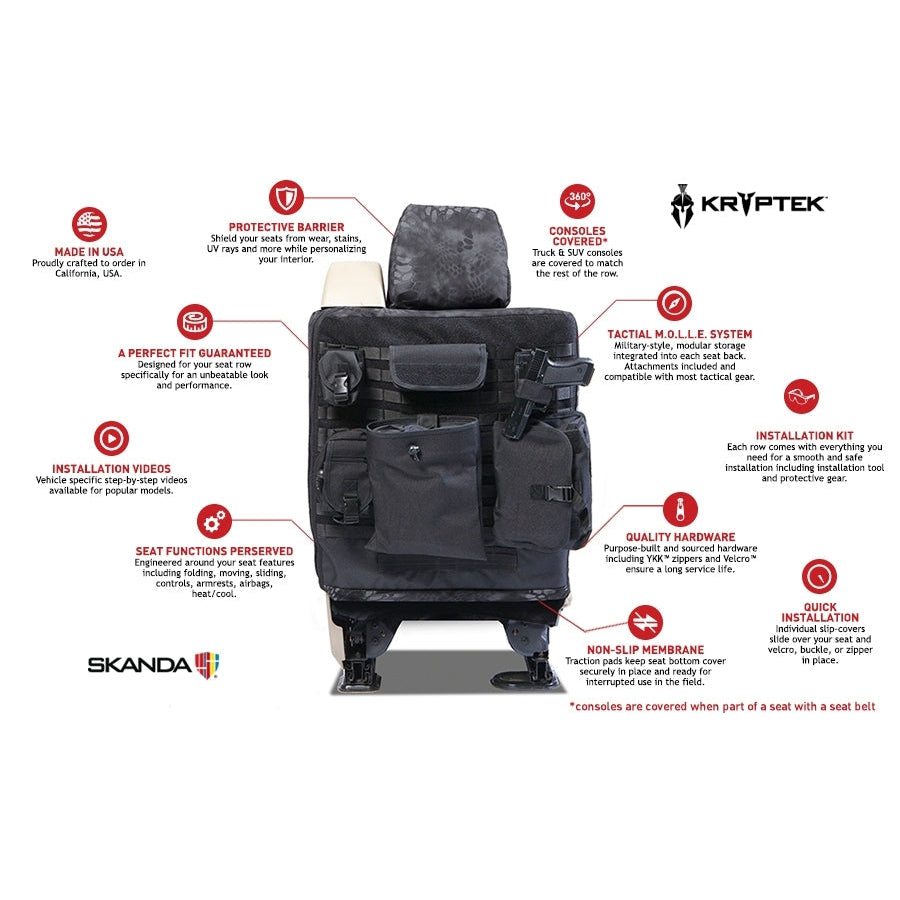 kryptek tactical seat covers