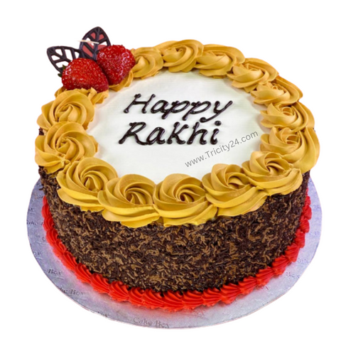 Happy Rakhi Round Pastry | Specail Pastry@Rs90/- | Merak Cakes