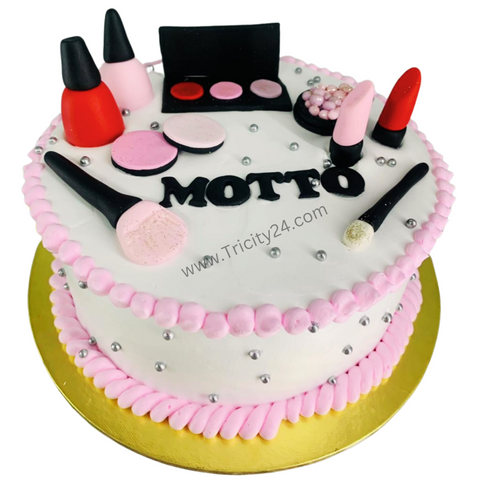 Makeup Theme Cake Designs & Images