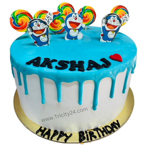 Send Doraemon animated photo cake Online | Free Delivery | Gift Jaipur