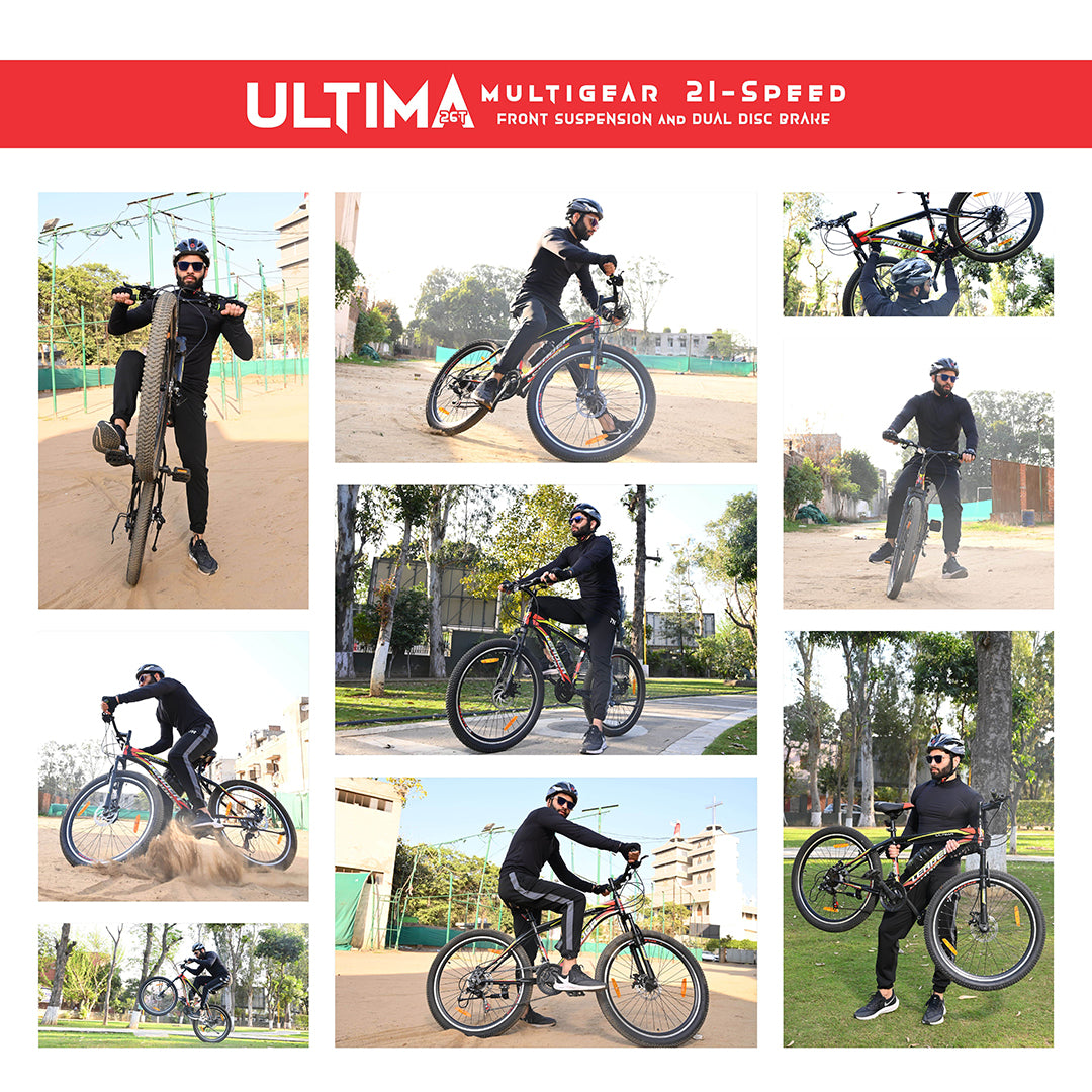 Ultima 26T Multispeed Gear Cycle With Front Suspension Dual Disc Brake lupon.gov.ph