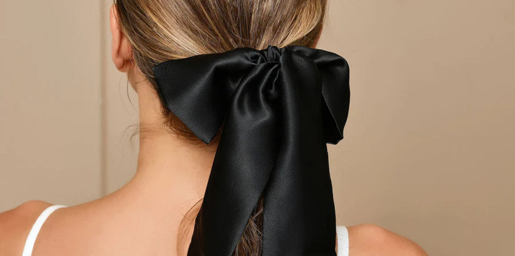 Pure Silk Soft Long Ribbon Scrunchie