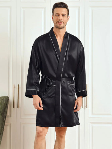 mens silk pajamas