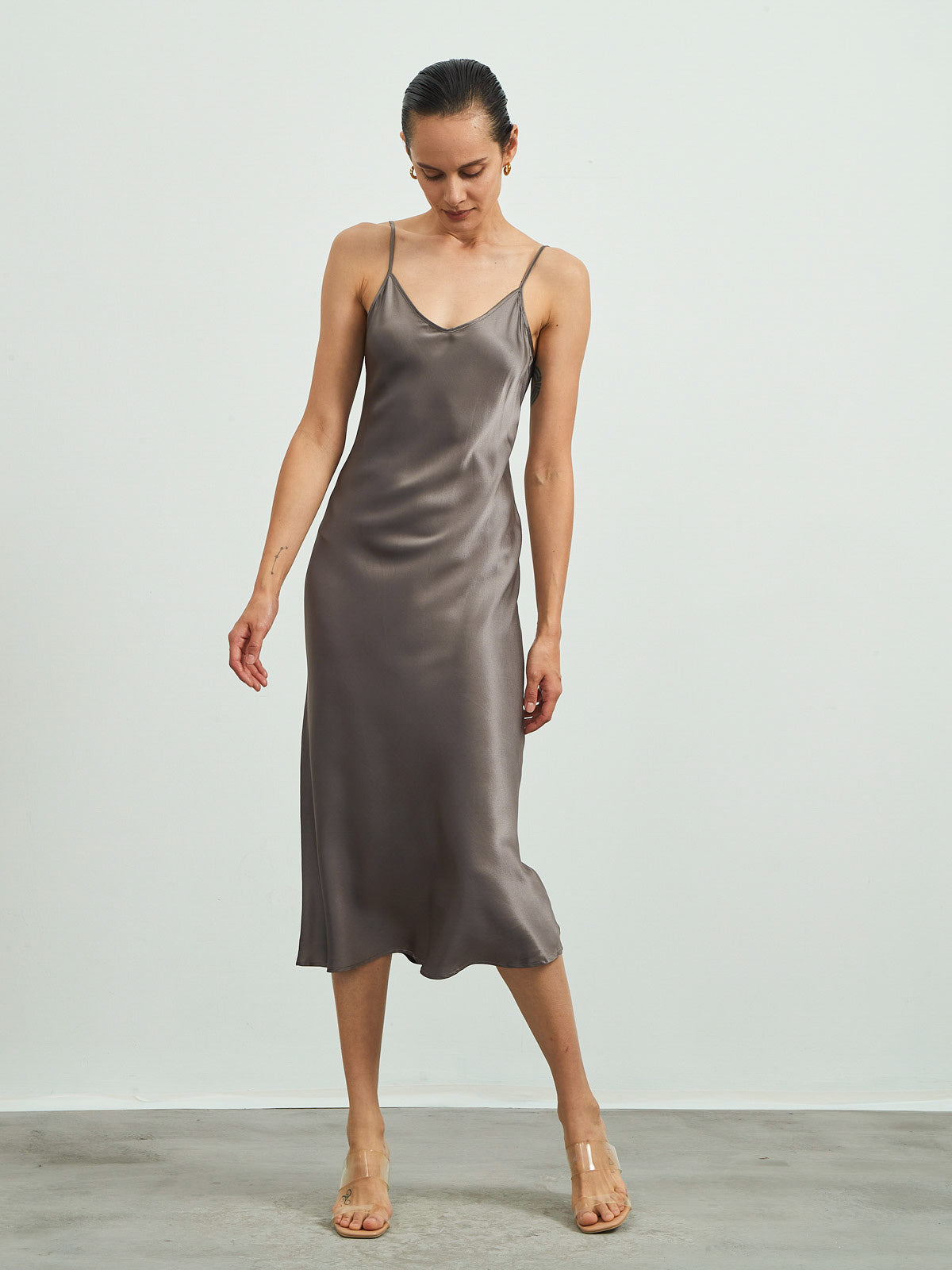 22 Momme Long Maxi Silk Dress – SILKSILKY