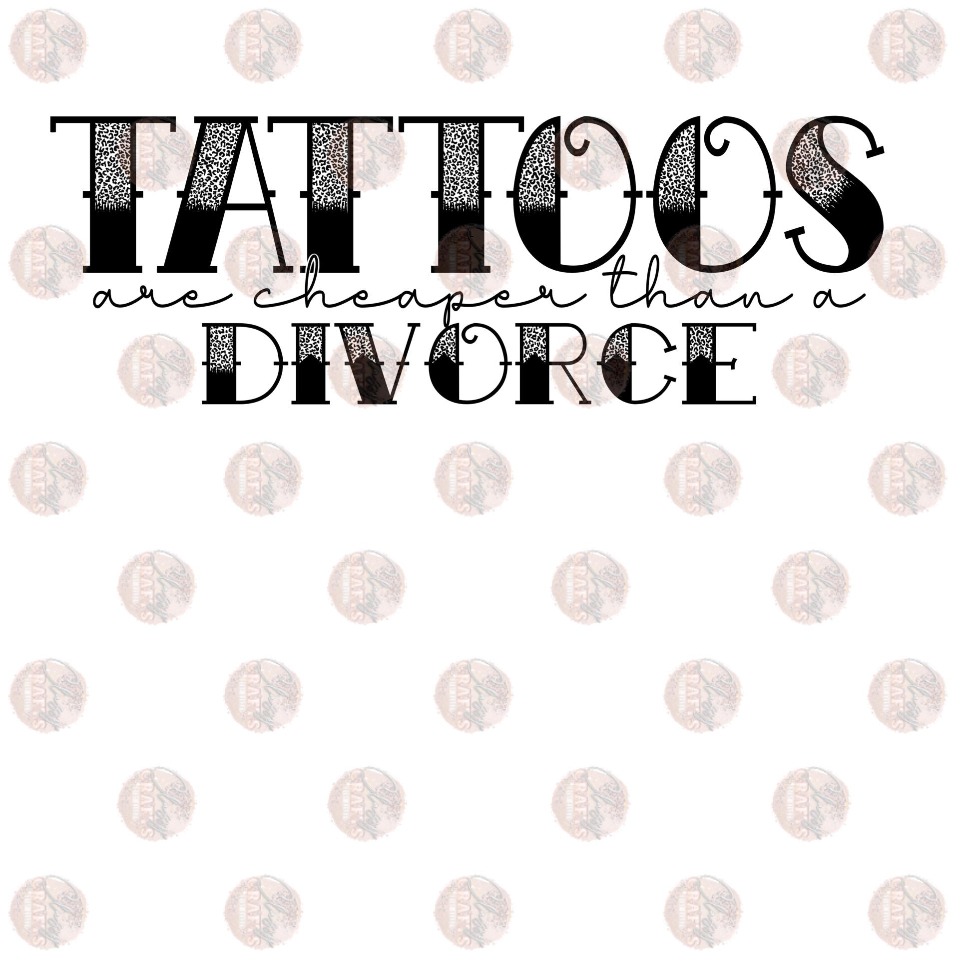 Stop Looking For Couple Tattoos. Say Yes to Divorce Tattoos