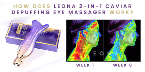 LEONA 2in1Caviar Depuffing Eye Massager