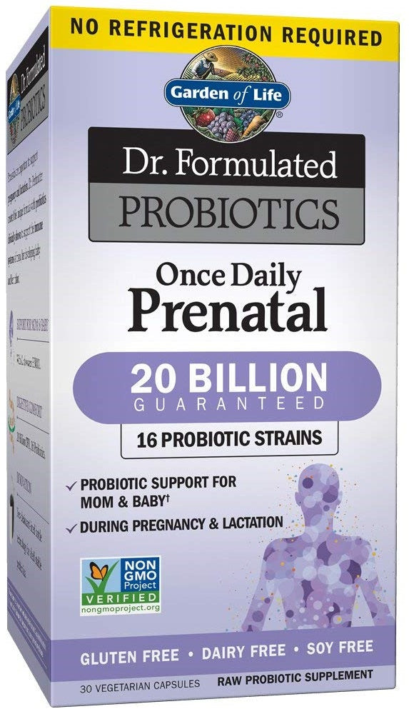 Garden of Life Dr. Formulated Probiotics Once Daily Prenatal, 30 vCapsules