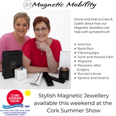 Image shows Ciara and Judith Jacob with some Magnetic Mobility products