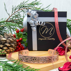 Clover - Copper Magnetic Bracelet - Gift idea for Christmas