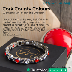 "Found them to be very helpful with the information they supplied the braclet is beautiful to look at and I feel the pain I was suffering has eased greatly since I started wearing the item." -S. O'Driscoll, TrustPilot