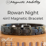 Order now: Rowan Night Men's Silver Magnetic Bracelet - Stylish and Functional