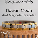 Order now: Rowan Moon Men's Magnetic Bracelet - Elegance and Relief