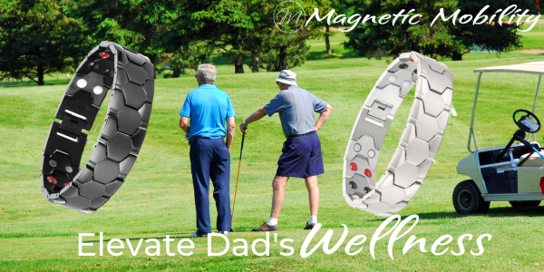 Elevate Dad's Wellness with our stylish Magnetic Bracelets this Father's Day