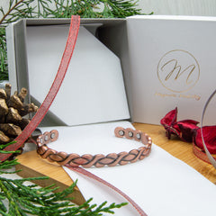 Laurel Copper - Gift Idea for Christmas - Copper Magnetic Bracelet