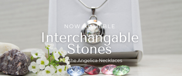 Interchangable Stones now available for the Angelica Necklaces