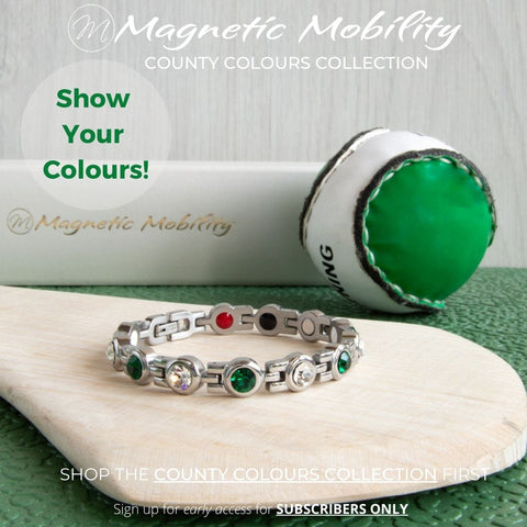 Magnetic Mobility GAA County Colours Bracelet Collection Coming Soon - Limerick GAA Colours