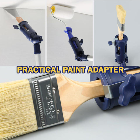 Flexible Paint Brush Extender Multi-Angle Paint Roller Adapter Pole Clamping Painting Tool Wall Ceiling Paint Brush Extender air brush paint