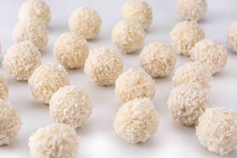 Christmas Everyday Chocolates | White Chocolate Coconut Balls | Simply Desi | Indian Restaurant