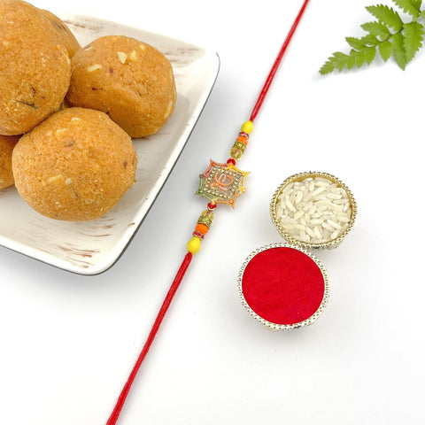 Raksha Badhan Gifts | Rakhi Gifts | Rakhi Set With Sweets | Rakhi Set With Besan Ladoo | Simply Desi | Indian Restaurant